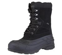 Kamik - Scarponcini da neve - Nation Plus Black per Uomo in Pelle - Taglia 44 - Nero Nero 44