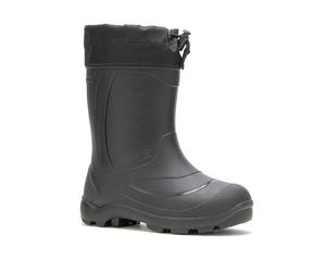 Kamik Snobuster1 - Stivali di gomma Unisex Bambini, (Black-Noir Blk), 35 EU