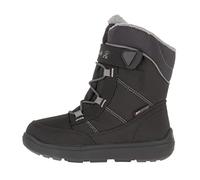 Kamik Southpole4 Stance - Stivali da neve per bambini, impermeabili, con calda imbottitura, per ragazzi e ragazze, perfetti per il piede dei bambini, Black Mid Grey Bmg, 26 EU