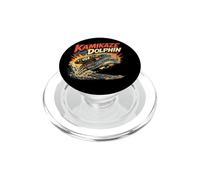 Kamikaze Delfino Retro Comico Militare Dolphin Lovers Graphic PopSockets PopGrip per MagSafe