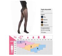 Kàmila KAMILA COLLANT MAGLIA LISCIA PRETTY 70 DENARI VISONE 2
