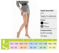 Kàmila KAMILA COMFORT EASY COLLANT MAGLIA RETE 70 DENARI NERO 3
