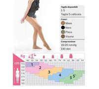 KAMILA MABEL 140 COLLANT MAGLIA LISCIA 5 NERO 18/20MMHG