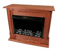 Kaminbau Mierzwa Camino decorativo per camino, modello Emily Ciliegio, adatto per camini