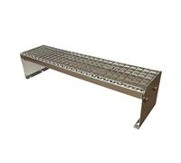 Kaminbau Mierzwa Scala in acciaio di alta qualità, completamente zincata/1 gradino (larghezza 800 mm) (altezza 20 cm), resistente alle intemperie
