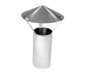 Kamino-Flam Cappa Camino Cappello Cappuccio parapioggia Acciaio Camino, Testato Secondo Norma EN 1856-2, Diametro 120 mm