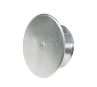 Kamino-Flam Capsula per tubo con isolamento, capsula da parete in acciaio alluminato, ca. 160 mm