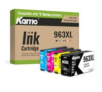kamo 963XL (confezione da 4) cartucce multiple compatibili con HP 963 XL - per OfficeJet Pro 9010e, 9010, 9012e, 9012, 9015e, 9015, 9019e, 9022e