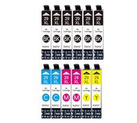 kamo Confezione da 12 cartucce XL compatibili con cartucce Epson 29 29XL Multipack per Expression Home XP-235 XP-245 XP-247 XP-255 XP-257 XP-332 XP-335 XP-342 XP-345 XP-352 XP-355 XP-432 XP-435