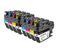 kamo LC-3213 XL Cartucce d'inchiostro compatibili con Brother LC3213 LC3211 LC-3211 Multipack (8 pezzi) per Brother MFC-J491DW MFC-J497DW MFC-J890DW MFC-J895DW
