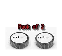 KAMOI Masking Tape [Matt Black] 2 Rolls (Japan Import)