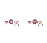 KAMOKA 2x Cuscinetto Ruota Mozzo Asse Ant. per Opel Meriva Corsa C F08 F68 X01