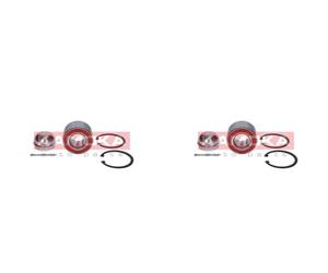 KAMOKA 2x Cuscinetto Ruota Mozzo Asse Ant. per Opel Meriva Corsa C F08 F68 X01