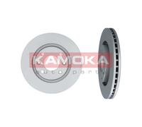 KAMOKA 2x Disco Freni Anteriore Ø266 MM Ventilato per Peugeot 206 Cc 2D 1.6 16V
