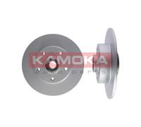 KAMOKA 2x Disco Posteriore Ø260 Pieno per Renault Scénic III JZ0/1_ 1.5 DCI