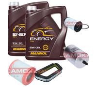 KAMOKA Controllo Set 10 L MANNOL Energy 5W-30 per Audi A8 4.2 FSI quattro