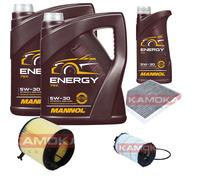 KAMOKA Controllo Set 11 L MANNOL Energy 5W-30 per Audi A5 S5 quattro