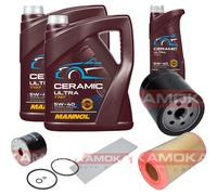 KAMOKA Controllo Set 11L MANNOL Ceramic 5W-40 Per Peugeot Boxer Kasten 2.5