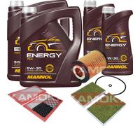 KAMOKA Controllo Set 12 L MANNOL Energy 5W-30 per Mercedes S-Klasse W221