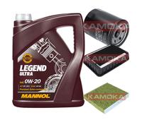 KAMOKA Controllo Set 5 L MANNOL Legend 0W-20 per Mitsubishi Lancer VIII