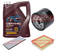 KAMOKA Controllo Set 5L MANNOL Ceramic 5W-40 Per Renault Espace IV 1.9 dCi