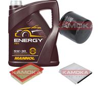 KAMOKA Controllo Set 5L MANNOL Energy 5W-30 per Suzuki Wagon R Schrägheck