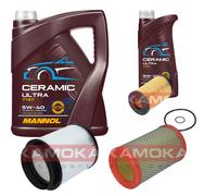 KAMOKA Controllo Set 6L MANNOL Ceramic 5W-40 Per Renault Kangoo 1.2