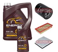 KAMOKA Controllo Set 6L MANNOL Energy 5W-30 per Fiat Punto 1.2 60