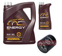 KAMOKA Controllo Set 6L MANNOL Energy 5W-30 per Ford Kuga II 2.0 TDCi