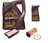 KAMOKA Controllo Set 6L MANNOL Energy 5W-30 per KIA Rio II 1.5 CRDi