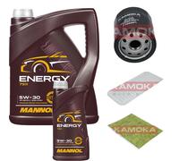 KAMOKA Controllo Set 6L MANNOL Energy 5W-30 per Toyota IQ 1.0