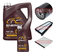 KAMOKA Controllo Set 6L MANNOL Energy 5W-30 per Toyota Land Cruiser Prado