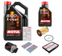 KAMOKA Controllo set 6L MOTUL 8100 X-PULIRE 5W-40 per Hyundai Tucson JM 2.0