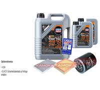 Kamoka Controllo Set 7 L Liqui Moly Top Tec 4210 0W-30 per di Audi A6 2.4