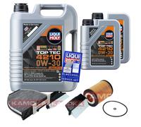 KAMOKA Controllo Set 7 L Liqui Moly Top Tec 4210 0W-30 Per Mercedes E-Klasse