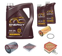 KAMOKA Controllo Set 7 L MANNOL 5W-30 per Volvo V70 II 2.4 D5 XC90 I