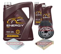 KAMOKA Controllo Set 7 L MANNOL Energy 5W-30 per Mitsubishi Grandis 2.4 MIVEC