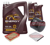 KAMOKA Controllo Set 7 L MANNOL Energy 5W-30 per Suzuki Wagon R Hatchback