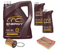 KAMOKA Controllo Set 7 L MANNOL Energy 5W-30 per VW Sharan 2.8 VR6