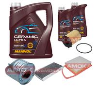 KAMOKA Controllo Set 7L MANNOL Ceramic 5W-40 Per Citroën Jumpy Kasten