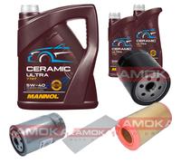 KAMOKA Controllo Set 7L MANNOL Ceramic 5W-40 Per Fiat Ducato Bus 2.0 JTD