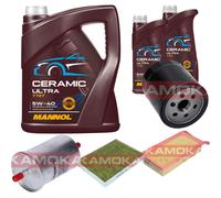 KAMOKA Controllo Set 7L MANNOL Ceramic 5W-40 Per Peugeot 407 SW 3.0 2.2 16V