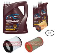 KAMOKA Controllo Set 7L MANNOL Ceramic 5W-40 Per Renault Kangoo 1.2