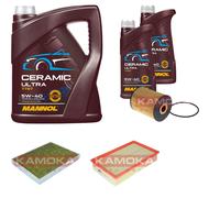 KAMOKA Controllo Set 7L MANNOL Ceramic 5W-40 Per VW Multivan V 3.2 V6