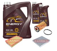KAMOKA Controllo Set 7L MANNOL Energy 5W-30 per Audi A3 Sportback RS3