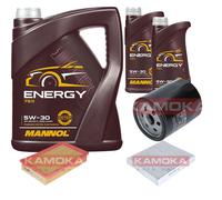 KAMOKA Controllo Set 7L MANNOL Energy 5W-30 per Ford Focus C-Max