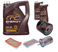 KAMOKA Controllo Set 7L MANNOL Energy 5W-30 per Ford Tourneo Connect