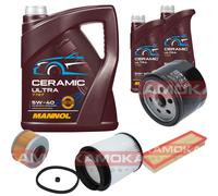 Kamoka Controllo Set 7L mannol IN Ceramica 5W-40 per Renault Kangoo 1.9