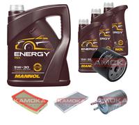 KAMOKA Controllo Set 8 L MANNOL Energy 5W-30 per Ford Tourneo Connect
