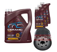 Kamoka Controllo Set 8L mannol Ceramica 5W-30 per Lancia Delta II 2.0 16V
